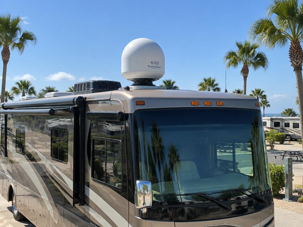 RV Satellite Dish Installation